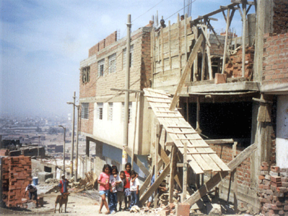 The derelict building in 1996 before it was transformed by Fr. Tony Coney into the Children’s Home