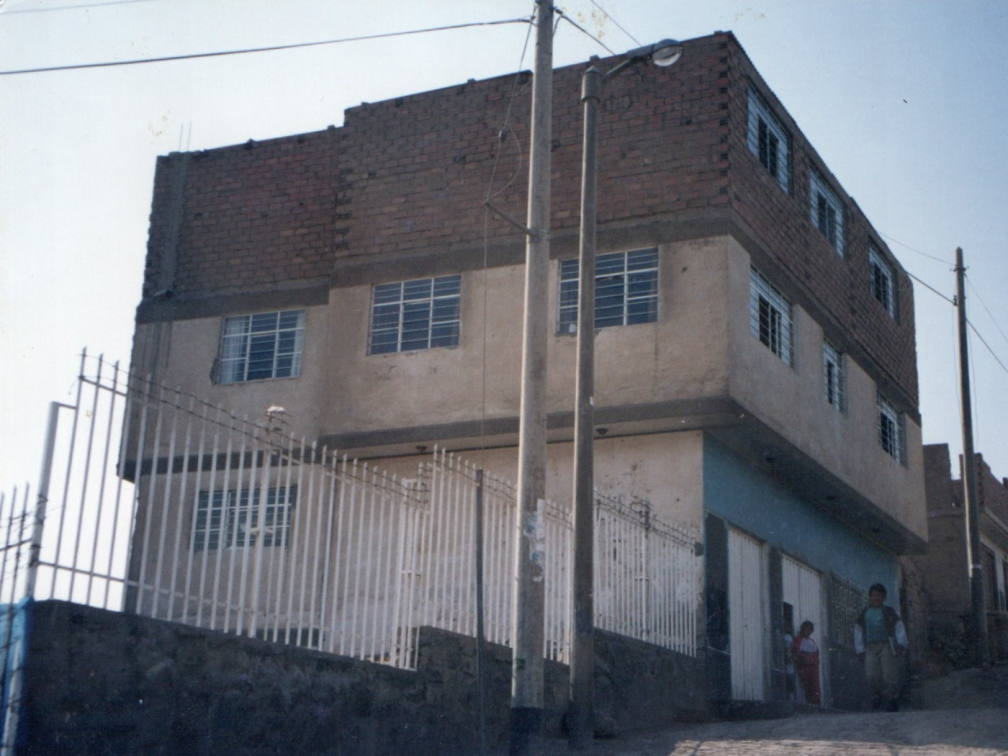 The building undergoes renovation work