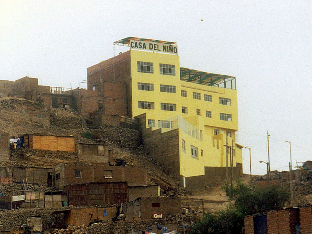 Having expanded and undergone several renovations, the building now stands out on the barren hillside