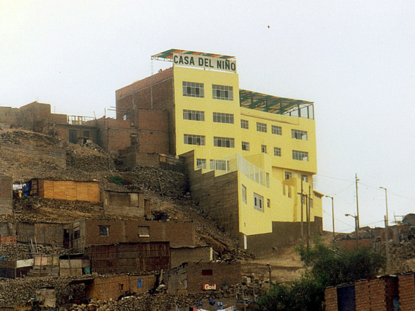 Having expanded and undergone several renovations, the building now stands out on the barren hillside