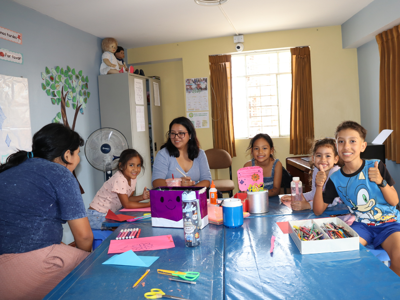 One of the many activities offered at the Children's home
