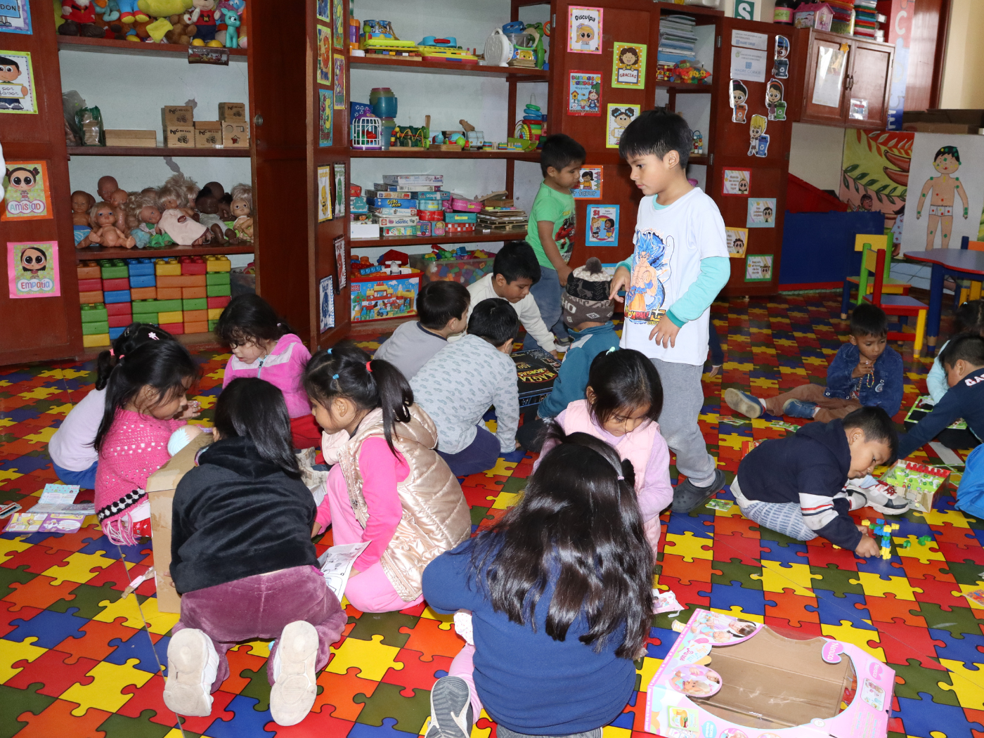 One of the many activities offered at the Children's home