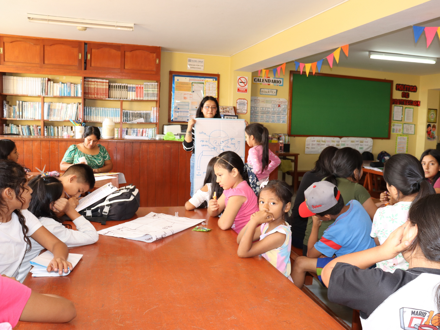 One of the many activities offered at the Children's homme