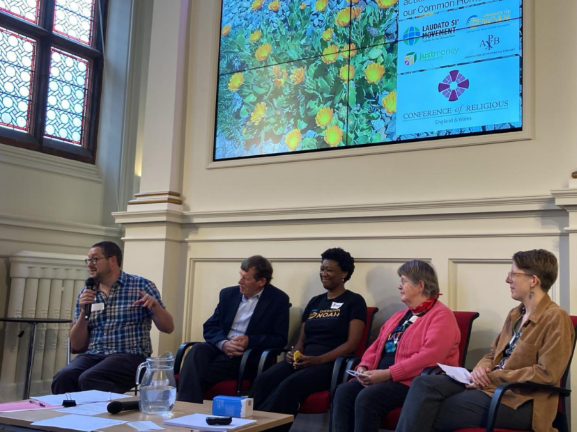 James Trewby chairs a panel discussion