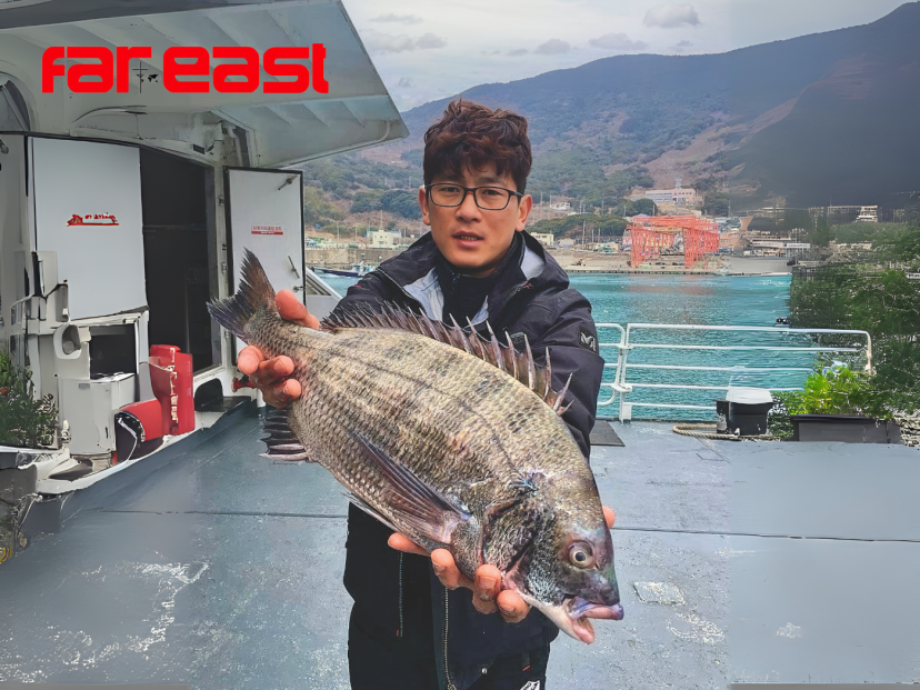 Young Jae Oh, a friend of Fr. Eamon Adams, who hails from Manjae island off the Korean coast and is a keen fisherman