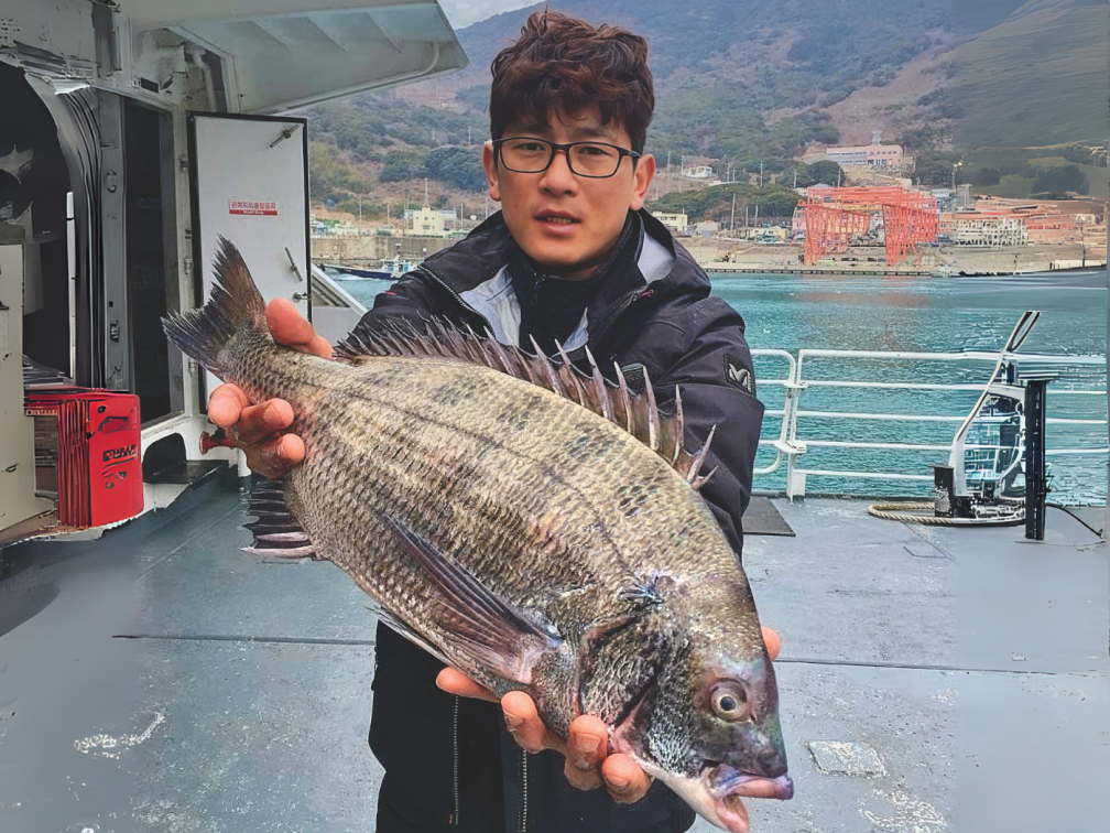 Young Jae Oh, a friend of Fr. Eamon Adams, who hails from Manjae island off the Korean coast and is a keen fisherman