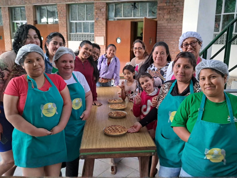 Participants of the pastry workshop