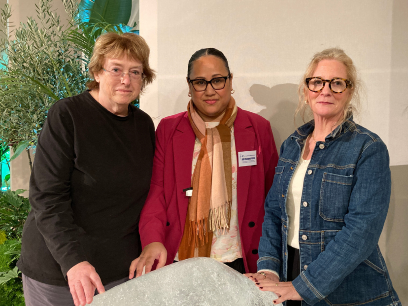 Columban group with ice blessed by Pope Leo XIV on the opening day of an international conference celebrating Laudato Si' recently