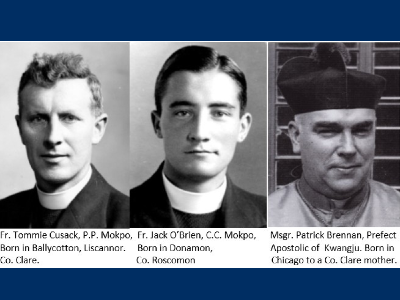 The Three Columban priests killed at Taejon