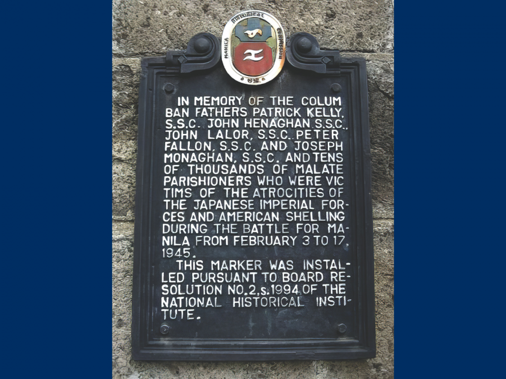 Memorial to the Columban Malate Martyrs