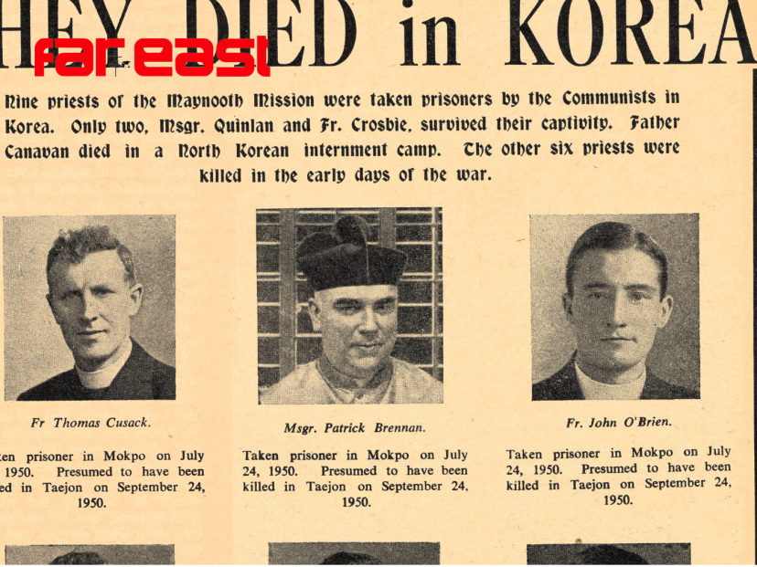 The Three Columban priests killed at Taejon
