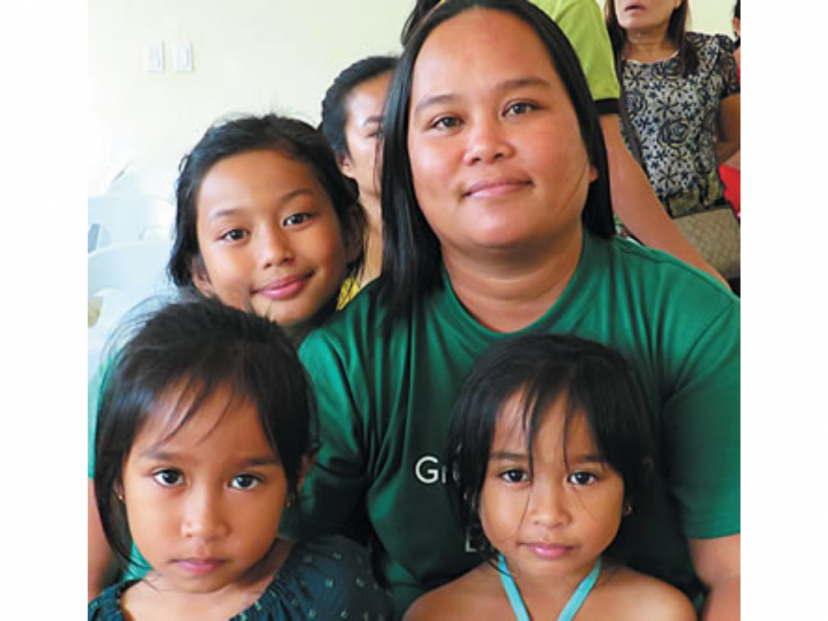 Juvelyn and the twins in 2019