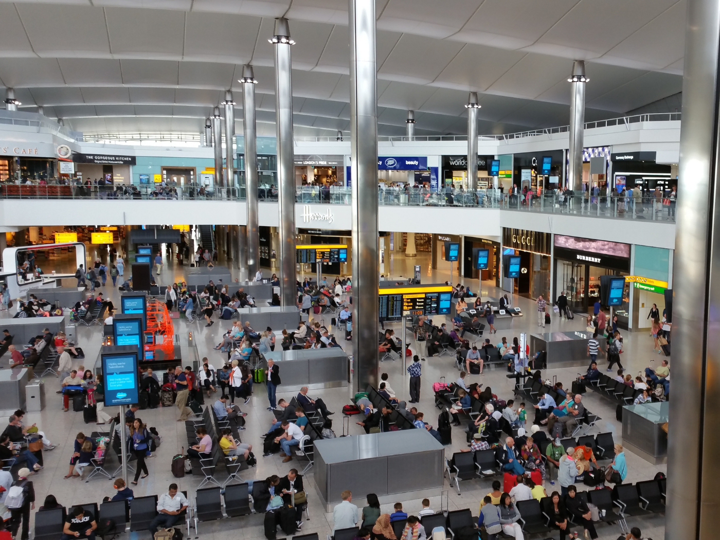 Heathrow Airport Lounge. Image Credit: Pixabay.com