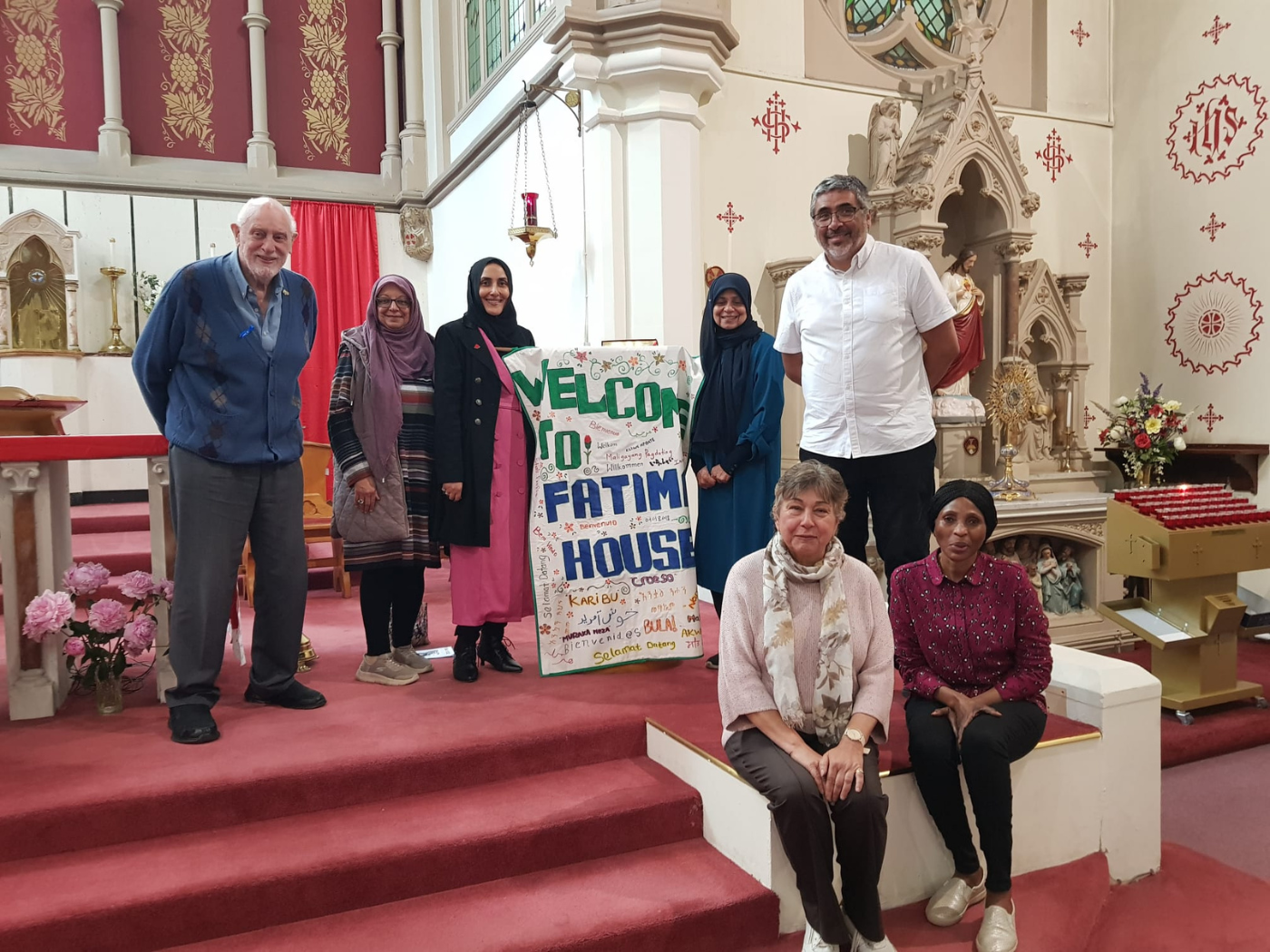 Friends from the Bahai and Muslim communities came to support the event