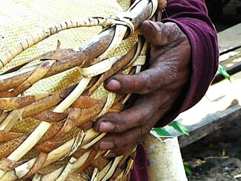 Calloused hands