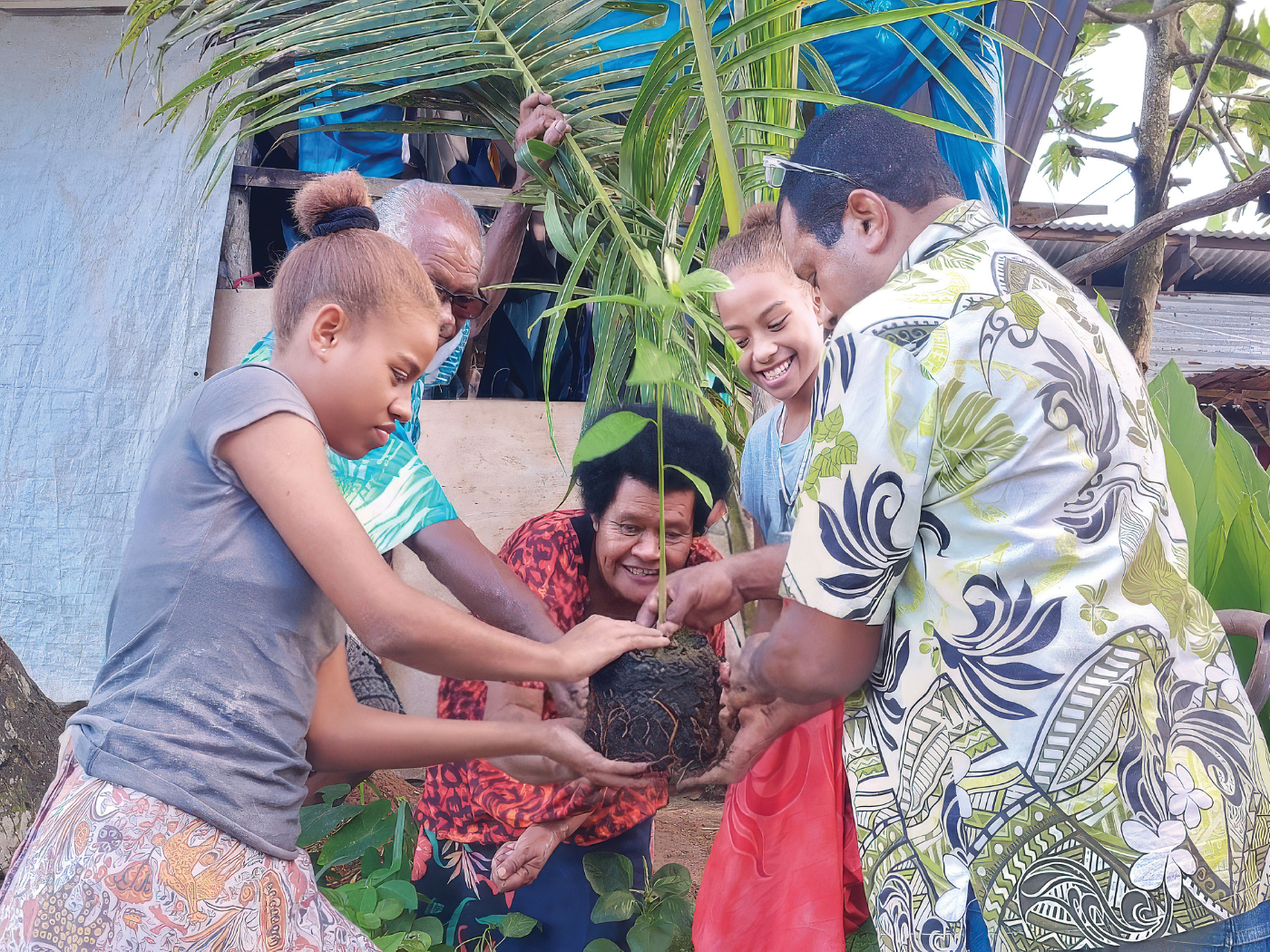 The Columbans in Fiji plant trees to celebrate Laudato Si’ week in May each year, taking positive action to help local communities mitigate the effects of rising tides and coastal erosion