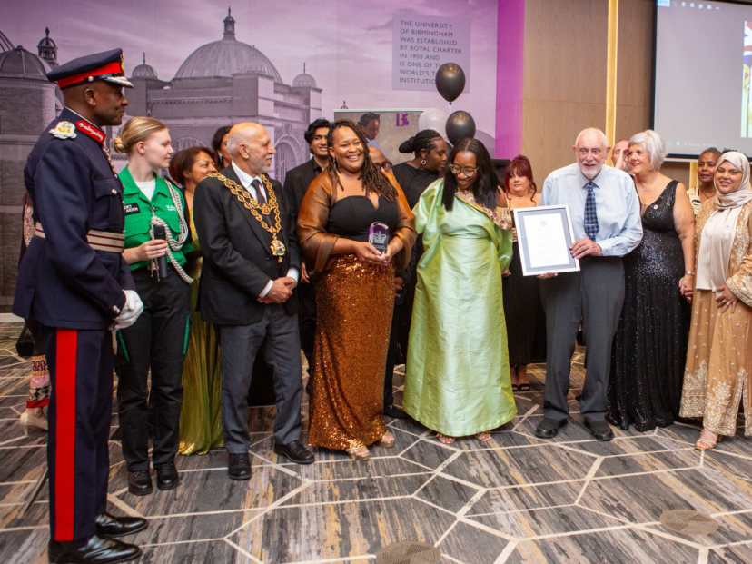 Columban Fr. Ray Collier and volunteers of Bethel Health & Healing Network who received the King’s Award for Voluntary Service in November 2025